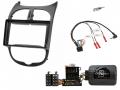 Einbauset mit Lenkradadapter f�r 9 Zoll Autoradio in Peugeot 206 (1998-2001)
