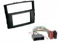 Radioeinbauset f�r Doppel DIN Autoradio in Mitsubishi Pajero (06-14) 17 Pin Hondastecker
