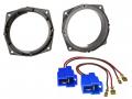 Lautsprechereinbauset f�rMitsubishi Colt (2004 - 2012) - 130 mm - T�re Front, T�re hinten