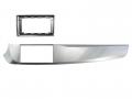 Einbaurahmen f�r 9 Zoll Autoradio in Alfa Romeo Giulietta (940, 2010-2013) - silber