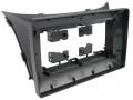 Einbaurahmen f�r 9 Zoll Autoradio in Hyundai i30 (GD / GDH, 2012-2017) - schwarz