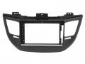 Einbaurahmen f�r 9 Zoll Autoradio in Hyundai Tucson (TL, 2015-2018) - schwarz