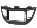 Einbaurahmen f�r 9 Zoll Autoradio in Hyundai Tucson (TL, 2015-2018) - schwarz