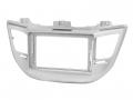 Einbaurahmen f�r 9 Zoll Autoradio in Hyundai Tucson (TL, 2015-2018) - silber