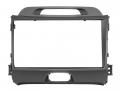 Einbaurahmen f�r 9 Zoll Autoradio in Kia Sportage (SL, 2010-2016) - dunkelgrau