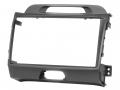 Einbaurahmen f�r 9 Zoll Autoradio in Kia Sportage (SL, 2010-2016) - dunkelgrau