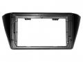 Einbaurahmen f�r 9 Zoll Autoradio in Skoda Fabia (NJ, 11/2014-04/2022) - Klavierlack