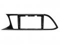 Einbaurahmen f�r 9 Zoll Autoradio in Seat Leon (5F, 2013-2020) - Klavierlack