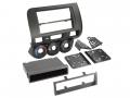 Radioeinbauset f�r Doppel DIN Autoradio in Honda Jazz (2004-2008) - rauch-silber