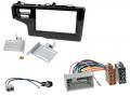 Radioeinbauset f�r Doppel DIN Autoradio in Honda Jazz, Fit (2013-2020) - schwarz