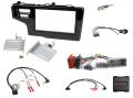 Einbauset mit Lenkradadapter f�r Doppel DIN Autoradio in Honda Jazz, Fit (2015-2020) - schwarz