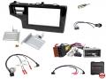 Einbauset mit Lenkradadapter f�r Doppel DIN Autoradio in Honda Jazz, Fit (2013-2015) - schwarz