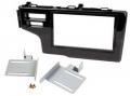 Einbauset mit Lenkradadapter f�r Doppel DIN Autoradio in Honda Jazz, Fit (2013-2015) - schwarz