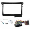 Radioeinbauset f�r 9 Zoll Autoradio in Ford Ranger (T7, 2015-2017) - schwarz