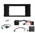 Einbauset mit Lenkradadapter f�r 9 Zoll Autoradio in Ford Transit (ab 2021) - schwarz