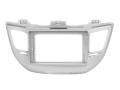 Radioeinbauset f�r 9 Zoll Autoradio in Hyundai Tucson (TL, 2015-2018) - silber