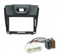 Radioeinbauset f�r 9 Zoll Autoradio in Isuzu D-Max (2012-2018), MU-X - schwarz