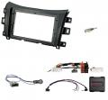 Einbauset mit Lenkradadapter f�r 9 Zoll Autoradio in Nissan Juke (2011-2014)