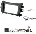 Einbauset mit Lenkradadapter f�r 9 Zoll Autoradio in Nissan Juke (2011-2016), CAN