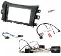Einbauset mit Lenkradadapter f�r 9 Zoll Autoradio in Nissan Navara (2015-2019)