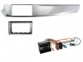 Radioeinbauset f�r 9 Zoll Autoradio in Alfa Romeo Giulietta 940 (2010-13), m.Magnet Marelli, silber