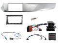Einbauset mit Lenkradadapter f�r 9 Zoll Autoradio in Alfa Romeo Giulietta 940 (2010-2013), silber