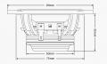 DLS Reference Line CD-RC3 - 7 cm 2-Wege-Lautsprecher-Lautsprecher mit 100 Watt (RMS: 50 Watt)