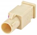 Fakra Geh�use (Stecker) - I (beige) - f�r LowLoss Kabel LLFM - Dietz FKM-I