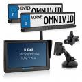 omniVID Solar6 DUO Kabelloses Solar-R�ckfahrvideosystem - 160� Universelle Nummernschildkamera
