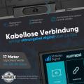 omniVID Solar6 DUO Kabelloses Solar-R�ckfahrvideosystem - 160� Universelle Nummernschildkamera