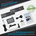 omniVID Solar6 DUO Kabelloses Solar-R�ckfahrvideosystem - 160� Universelle Nummernschildkamera