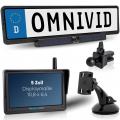 omniVID Solar5 Kabelloses Solar-R�ckfahrvideosystem - 160� Universelle Nummernschildkamera