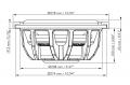 Ground Zero GZHW 10-D2 FLAT - 25 cm Passiv Subwoofer mit 1000 Watt (RMS: 600 Watt)