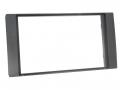 Einbauset mit Lenkradadapter f�r Doppel DIN Autoradio in Ford Fiesta, Focus, Fusion - anthrazit