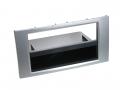 Einbauset mit Lenkradadapter f�r DIN Autoradio in Ford S-Max, C Max, Focus, Fiesta - silber
