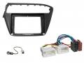 Radioeinbauset f�r 9 Zoll Autoradio in Hyundai i20 (GB, 2018-2020) - schwarz